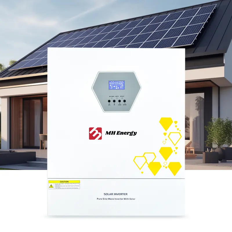Off/on Grid Solar System Inverter Ip65 10kw 11kw 12kw 5kw Hybrid Solar Inverter With Battery And Solar Panel