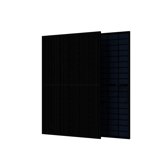 Grade A Full Black N type TOPCon Half cell Bifacial solar PV modules